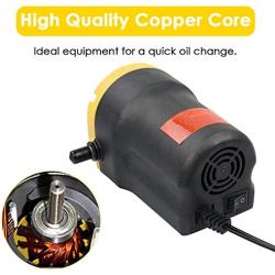 Upgraded 80W Oil Change Pump Extractor SICOTOOL 12v Diesel Fluid Scavenge Suction Oil Transfer Pump with Hose for Car Boat Motorbike Truck ATV and Other Vehicles.