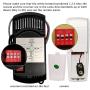 Universal Ceiling Fan Remote Control and Receiver Kit Replacement for Hampton Bay Harbor Breeze Hunter Fan-HD5 Fan-HD UC7030T UC7078T CHQ7078T L3H2010FANHD FAN-28R,with 3-Speed Light-Dimmer