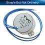 Bettomshin 1Pcs Synchronous Motor AC 110V 5-6RPM Turntable Motor CW Direction 4W TYC-50 Single Flat Shaft