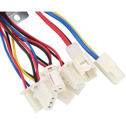 Alomejor 36V 500W Motor Brushed Controller Brush Motor Driver Controls Module for Steady Speed, Sensitive Control of Braking Direction Changes, Perfect for Electric Bicycle E Bike