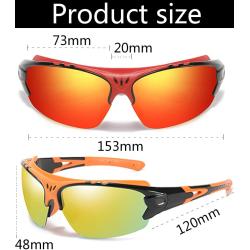Polarized Sports Sunglasses Outdoor Driving Fishing Baseball Golf Motorcycle UV Protection for Men and Women