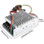DC Motor Speed Controller, PWM 10-55V 12V 24V 36V 48V 60A, Stepless DC Motor Speed Controller with switch function and LED Display (1 PCS)