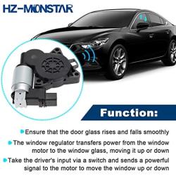 Power Window Lift Motor Compatible with Mazda 3 Mazda 5 Mazda 6 Mazda CX-7 Mazda CX-9 Mazda RX-8, Replaces GJ6A5958XF G22C5958XC D6515958XB 742-801