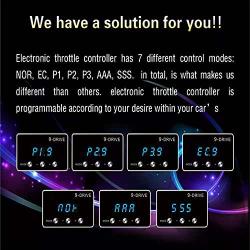 Throttle Response Controller,9 Drive 9-Mode Universal Electronic Throttle Controller For Dodge Maserati Chrysler Jeep(807)(Blue)