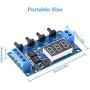 Timer Delay Relay DC 5V 12V 24V On Off Timer Module Trigger Cycle Dual MOS Delay Control Board with Digital Tube Display and Protective Shell for Smart Home, Automatic Control