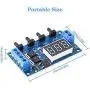 Timer Delay Relay DC 5V 12V 24V On Off Timer Module Trigger Cycle Dual MOS Delay Control Board with Digital Tube Display and Protective Shell for Smart Home, Automatic Control