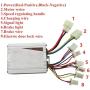 Vbest life Brushed DC Motor Speed &Controller, Throttle Twist Grips E-Bike Scooter Tricycle Speed Controller Motor of 500W 24V 36V 48V(500W 24V)