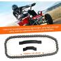 MOTOQUEEN Starter Chain for Chinese 4-Stroke 50cc 70cc 90cc 110cc 125cc ATV Dirt Bike Go Kart 25H 62 Links