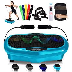 FITPULSE PRO Vibration Plate Exercise Machine - Dual Motor Vibration Platform Machine Vibrating Platform - Body Vibration Machine Vibrating Machine Vibration Plates Black Vibrating Plate