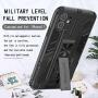 RIZZ Case for iPhone 11 with Kickstand Holder Magnetic Shockproof Car Mount Armor Military Ultra Slim Mobile Phone Cover for Men and Women Drop Protection (Black)