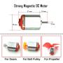 10pcs Micro 130 DC Motor Strong Magnetic Brushed Electric DC 3V -12V 25000 RPM Cars Toys Electric Motor, High Speed Torque DIY Remote Control Toy Car Hobby Motor, Metal Car Engine Motor Kit for Toys