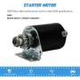Starter Motor Replacement for Cub Cadet 14.5 16 16.5 17 17.5 18 18.5 HP 1999-2006 John Deere 1998-2010 Sabo 2002-2011 Scotts 2000-2005 Toro 1999-2010, 693551 LG693551