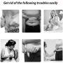 BXQQ Slimming Massage Belt Electric Vibration Sauna Belt with 4 Motors Weight Loss Automatic Timing Far Infrared Heating Fat Burner for Women and Men