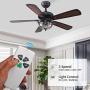 Universal Ceiling Fan Remote Control and Receiver Kit, Replacement for Harbor Breeze, Hampton Bay, Hunter, Honeywell, w/ Light Dimmer, 3-Speed, FAN28R FAN-53T 2AAZPFAN53T KUJCE9103 FAN-11T UC7030T