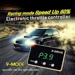 WonVon Throttle Response Controller,9 Drive 9-Mode Universal Electronic Throttle Controller For Dodge RAM Ford Honda Chevrolet(Green)