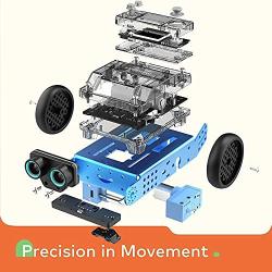 Makeblock mBot Neo Educational Coding Robot with Bluetooth Wireless Remote Controller, Scrath and Python Programming in Classroom, AI and Technology Learning for Kids