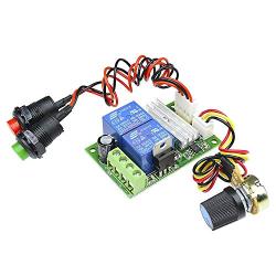 DC 6-24V 6V 9V 12V 24V 3A PWM DC Motor Speed Controller Forward Backward Reversible Switch RC Control Regulator with Relay