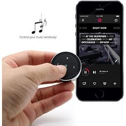 Wireless Bluetooth Media Button Remote Selfie Control Start Siri Car Motorcycle Steering Wheel Music for iPhone Android iOS