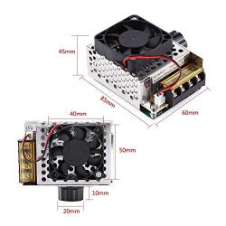 4000W SCR Electric Voltage Regulator Dimmer Temperature Motor Speed Controller with Fan Thermostat