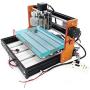 Upgraded 3018 Pro CNC Router Kit with Offline Controller GRBL Control DIY Mini Desktop with 3 Axis Limit Switches & Emergency Stop Cutting Wood Acrylic PVC PCB Milling Engraving Machine