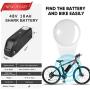 BAFANG Mid Motor with GPS Battery : 48V 750W 1000W 500W Motor with AirTag Battery (Optional) 20Ah 18Ah 17.5Ah, BBS02 BBS03 HD Mid Drive Kit with GPS Tracker for Electric Bike, 8Fun Conversion Kit