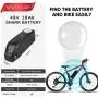BAFANG Mid Motor with GPS Battery : 48V 750W 1000W 500W Motor with AirTag Battery (Optional) 20Ah 18Ah 17.5Ah, BBS02 BBS03 HD Mid Drive Kit with GPS Tracker for Electric Bike, 8Fun Conversion Kit