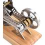 Omabeta LED Air Stirling Engine Funny Generator Model Engine Education Tool Electricity Power Generator Model Low Temperature Hot Air Mini Stirling Engine Motor Model