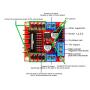 #10Gtek# L298N Motor Drive Controller Board Module for Electric Projects Arduino Smart car Power UNO MEGA R3 Mega2560, Pack of 2