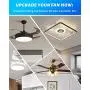 Smekitlly Universal Ceiling Fan Remote Control Kit with Light Dimmer for Hampton Bay, Hunter, Harbor Breeze, Westinghouse, FAN28R FAN-53T 2AAZPFAN-53T KUJCE9103 FAN-11T K- 53T UC7030T