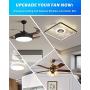 2-Pack Universal Ceiling Fan Remote Control Kit with Light Dimmer for Hampton Bay, Hunter, Harbor Breeze, Westinghouse, FAN28R FAN-53T 2AAZPFAN-53T KUJCE9103 FAN-11T K- 53T