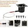 Unidanho Fire Burn Pot and Hot Rod Ignitor,Auger Motor,Grill Induction Fan Kit,Replacement Parts with Screws and Fuse for Pit Boss and Traeger Wood Pellet Grill