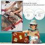 Mini Portable Washing Machine, USB Powered Portable Ultrasonic Turbine Sterilization Washer, With Speed Remote Controller 3 in 1 Wash Modes for Home Travel College Camping Business Travel