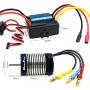 Hobby Fans 2435 4500KV Sensorless Brushless Motor & 35A Brushless ESC for 1/14 1/16 1/18 RC Car