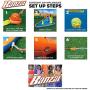 BANZAI Inflatable Arcade Splash Water Park - Slide, Splash & Have a Blast! - SkeeBall Toss, Soccer & Basketball