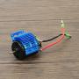 RC 540 550 Motor heatsink Without Fan Side Vented Alloy Aluminum Heat Sink Cooling for 1/10 RC Truck/Boat HSP HPI Wltoys Himoto Redcat 1Pcs(Blue)