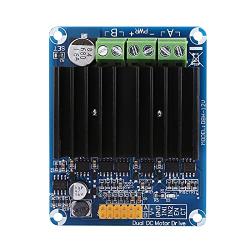 Motor Speed Controller, Dual Channel 200KHz Regulator Driver Module DC 5-12V for Industrial Electrical for DC Motors