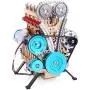 Modèle de Moteur à 4 Cylindres Métallique Complet, Résine Naturelle Simulation Moteur Kit Motor Modèle de Moteur à 4 Cylindres Métallique Complet, Résine Naturelle Simulation Moteur Kit Motor