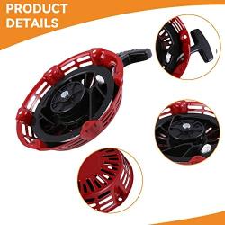 Stylemafia Pull-Start-Recoil-Starter Cover fit for Honda GX120 GX160 GX200 Pull Starter (Steel Rod Paws) Engine 4/5.5/6.5hp Generator Lawnmower Replace # 28400-ZE1-003ZF 28400-ZH8-013YA