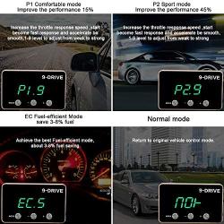 iKiKin Throttle Response Controller 9 Drive Modes Racing Accelerator Potent Booster Tuning Parts Accessory for Dodge Caliber 2007-2018 Petrol Engines, Journey 2009-2018