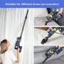Cordless Vacuum Cleaner, VICSONIC Stick Vacuum Cleaner 28Kpa Powerful Suction, 480W BLDC Motor, 60min Runtime with 7 * 2500mAh Battery, Lightweight Vacuum for Pet Hair Carpet Hard Floor