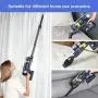 Cordless Vacuum Cleaner, VICSONIC Stick Vacuum Cleaner 28Kpa Powerful Suction, 480W BLDC Motor, 60min Runtime with 7 * 2500mAh Battery, Lightweight Vacuum for Pet Hair Carpet Hard Floor