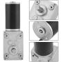 DC 12V 200RPM Worm Gear Motor, 8mm Female Shaft High Torque Turbine Reducer