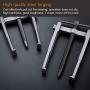 OriGlam Two Jaws Bearing Puller/Remover, Adjustable Two Jaw Puller Tool, Bearing Puller Tool, Carbon Steel Pump Pulley Remover