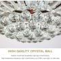 Ventilateurs de plafond en cristal avec lumière, 106 cm (42 pouces) LED 3 couleurs télécommande pales rétractables invisibles kits de plafonniers avec ventilateurs pour décorer salon chambre Ventilateurs de plafond en cristal avec lumière, 106 cm (42 pouces) LED 3 couleurs télécommande pales rétractables invisibles kits de plafonniers avec ventilateurs pour décorer salon chambre