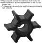 BODAO 6L5-44352-00 Boat Engine Water Pump Impeller for Yamaha 2.5/3HP Outboard Motor