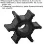 BODAO 6L5-44352-00 Boat Engine Water Pump Impeller for Yamaha 2.5/3HP Outboard Motor
