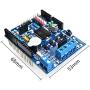 FainWan L298P DC Motor Drive Module L298P DC Motor Drive Shield H-Bridge Drive Expansion Board High-Power DC Stepper Motor Controller Compatible with Ar-duino
