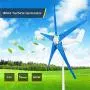 Kit Dynamo-Vitrage Éolien 500W AC 24V 5 Pales Moteur Éolien avec Chargeur de Batterie pour Production d'Énergie à Domicile, Pour Bateau ou Usage Industriel (Ne comprend pas la mâts) Kit Dynamo-Vitrage Éolien 500W AC 24V 5 Pales Moteur Éolien avec Chargeur de Batterie pour Production d'Énergie à Domicile, Pour Bateau ou Usage Industriel (Ne comprend pas la mâts)