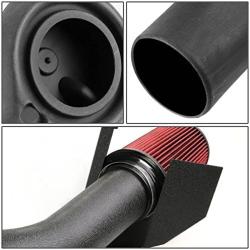 DNAMotoring AIP-2-HS-DAKOTA97V8-BKBK Air Intake System and Heat Shield