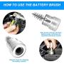 Car Battery Terminal Connectors, 2Pcs 4 Way Quick Release Disconnect Battery Terminals, Positive Negative Battery Cable Ends for SAE/JIS Type A Posts, Universal for Cars, Vans, Trucks (Silver-2)